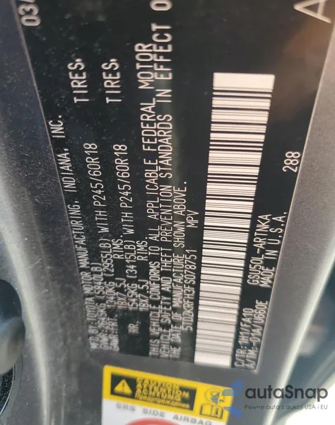 2015 Toyota Highlander Le из США, поврежденный, VIN 5TDZKRFH3FS078751